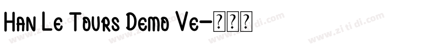 Han Le Tours Demo Ve字体转换